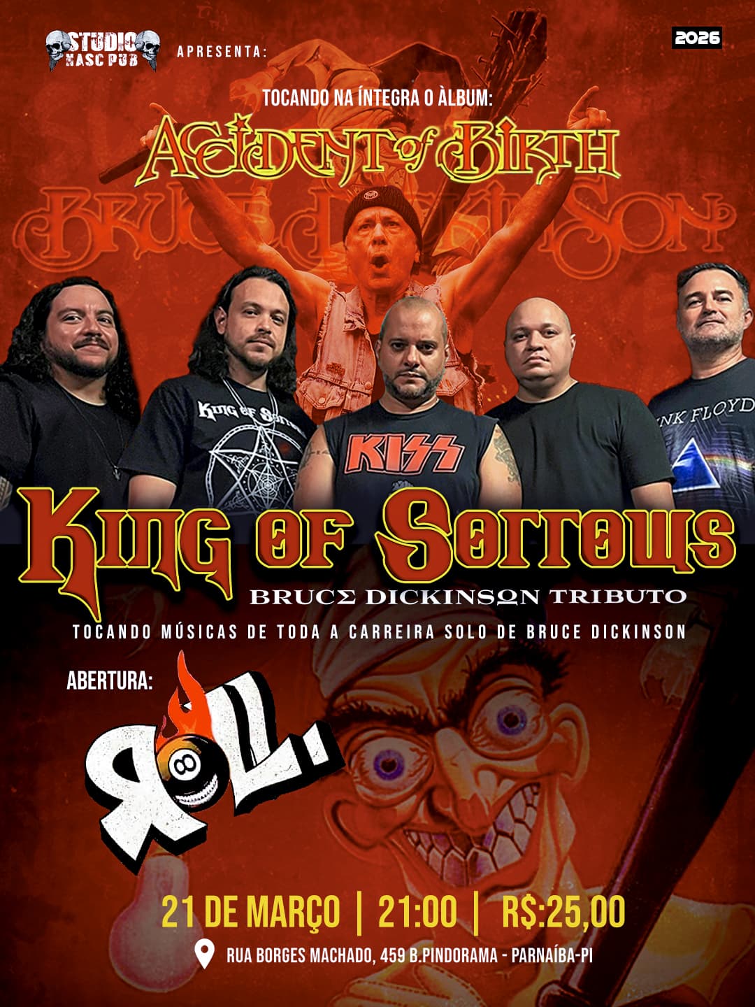 Cartaz do Show #02 em 21 Mar 2026