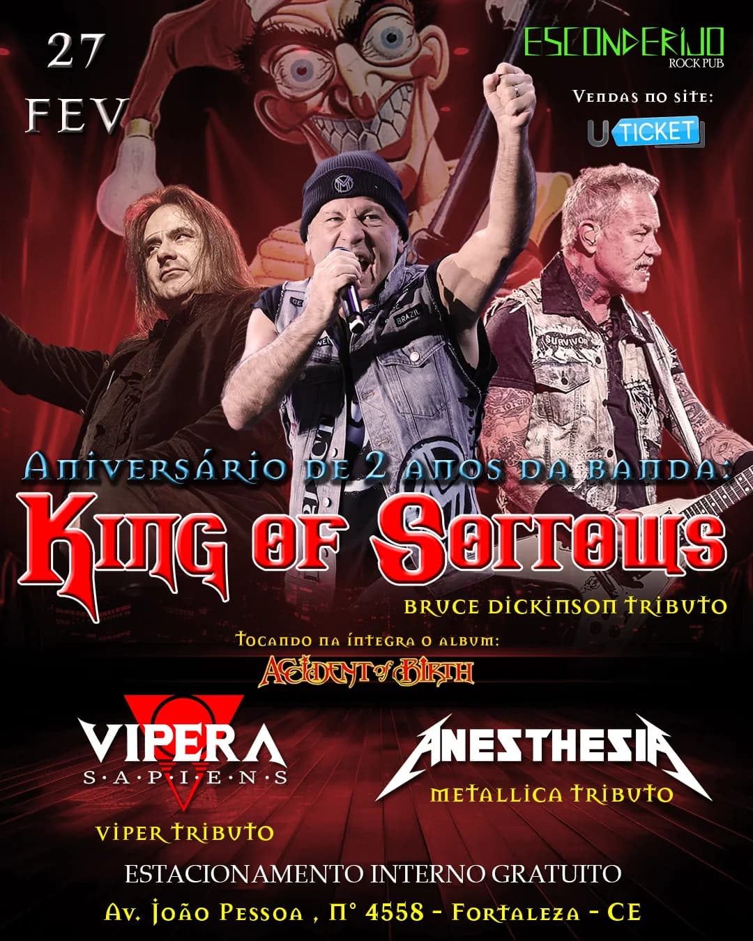Cartaz do Show #01 em 27 Fev 2026